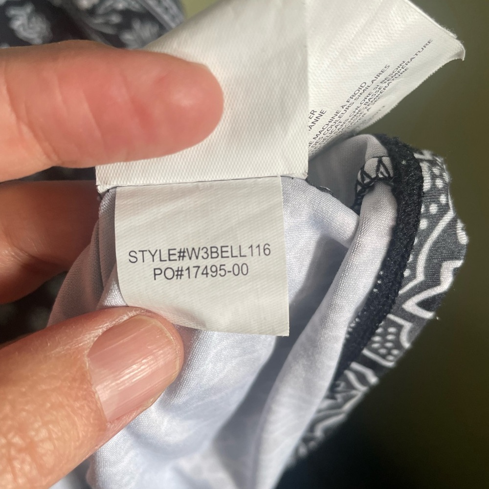 prAna Belladonna faux wrap dress Sz L - Picture 9 of 9